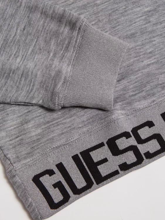 LS CLELIA HOODED TOP - BASIC WOOL KNIT W1BP09KA9C0 DGH
