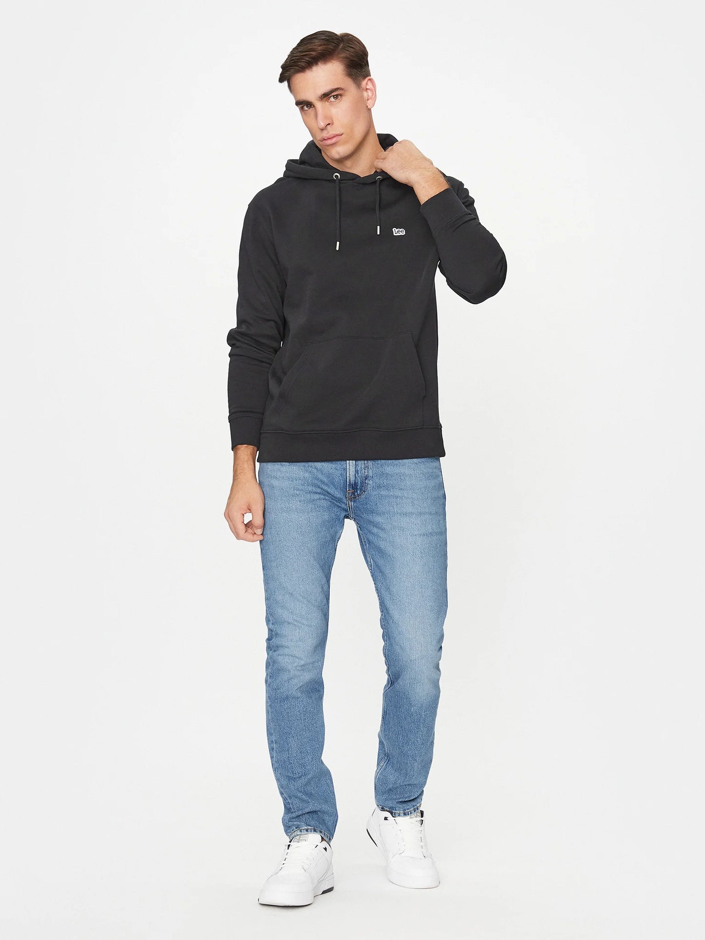 LEE PLAIN HOODIE 341665