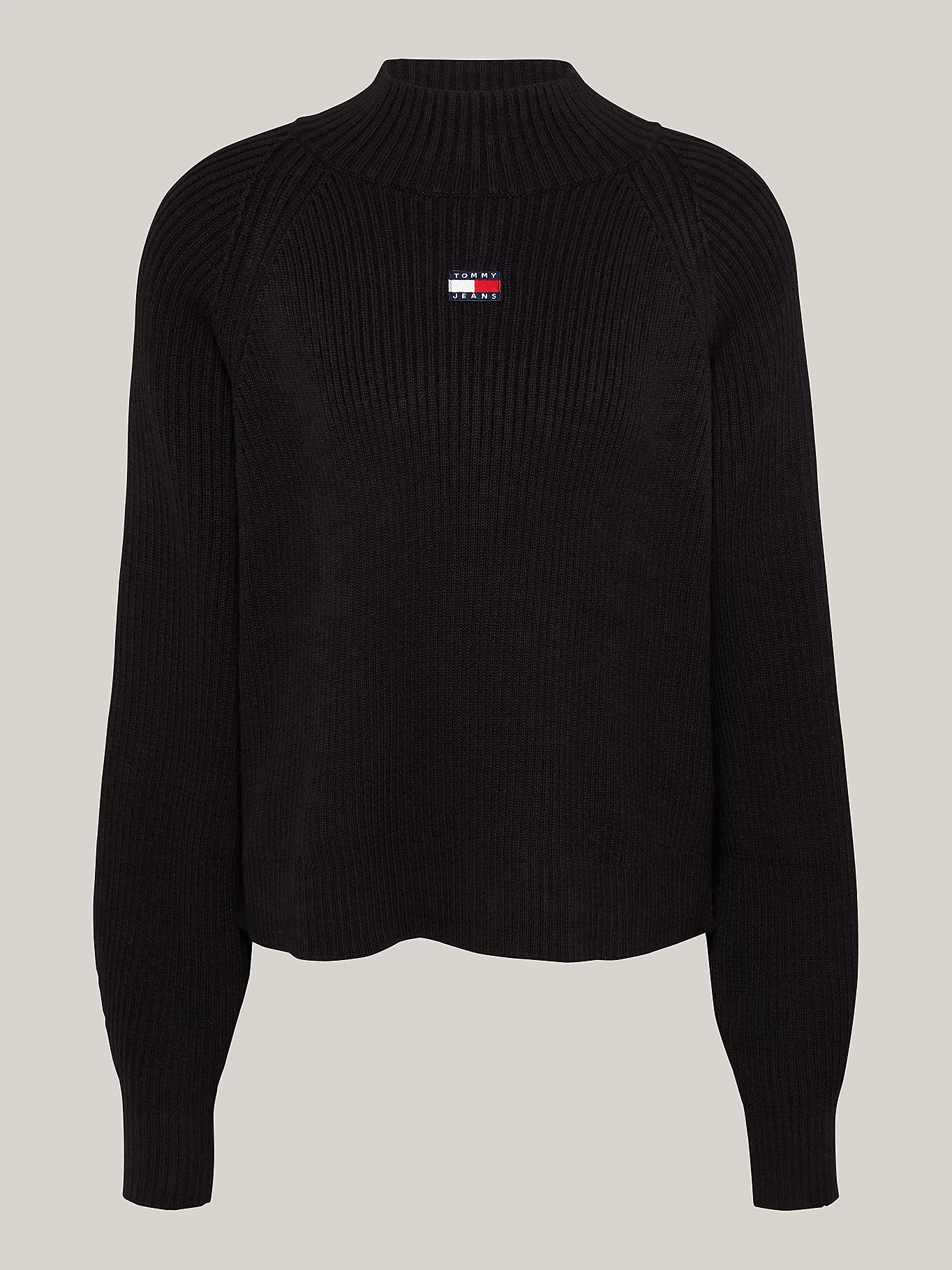 TJW BADGE MOCKNECK SWEATER 234872