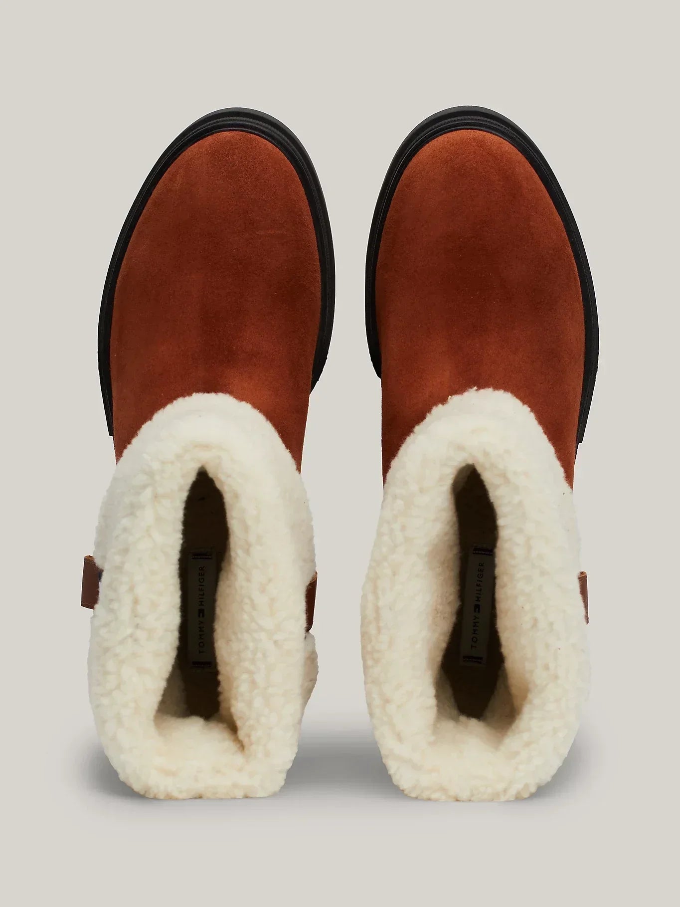 FAUX FUR SUEDE ROLL-DOWN BOOT 235026