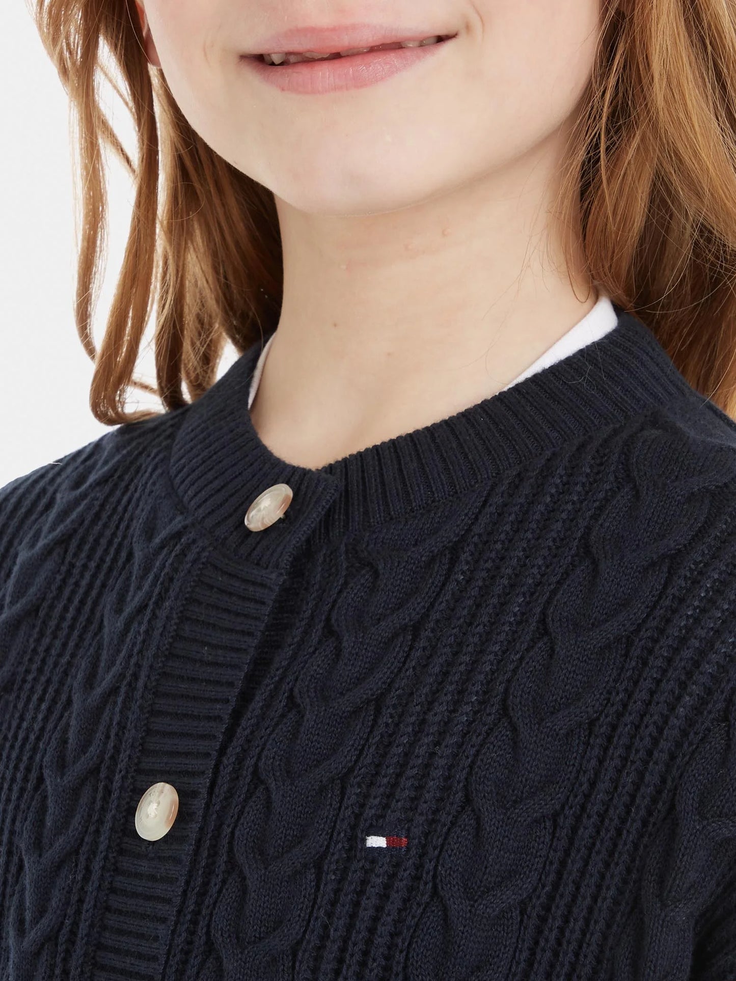 K CABLE CARDIGAN 221412