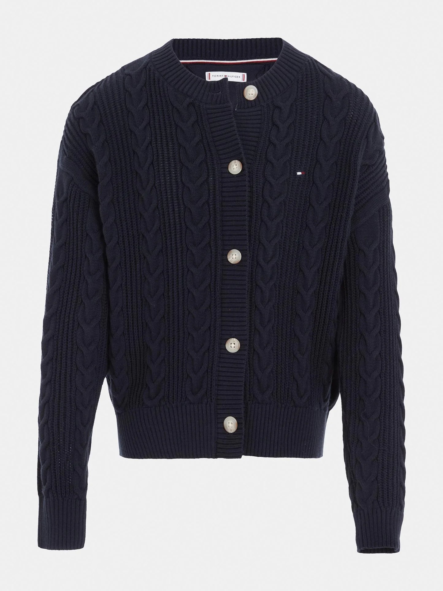 K CABLE CARDIGAN 221412