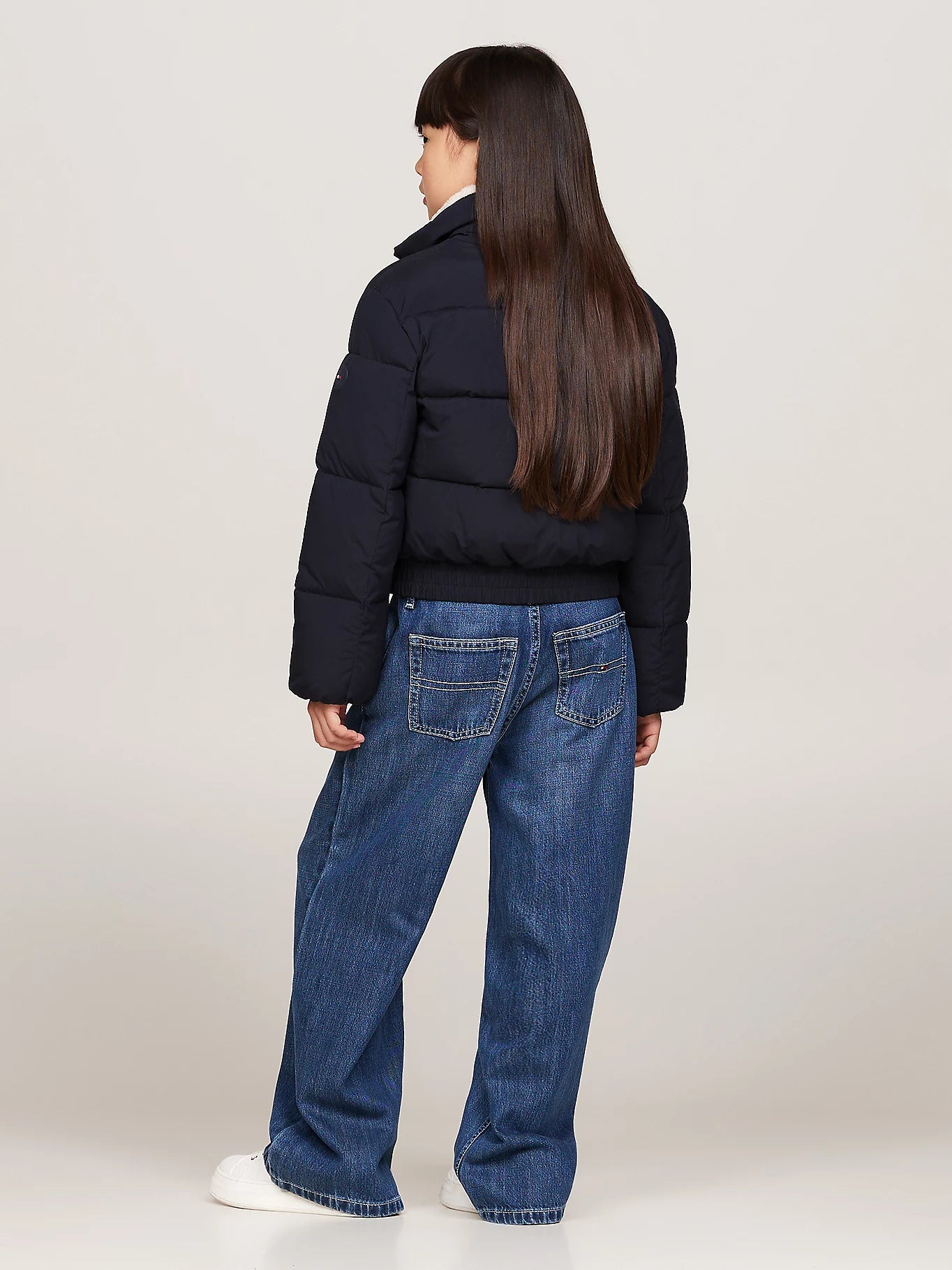 K TEDDY COLLAR SHORT PUFFER 233106