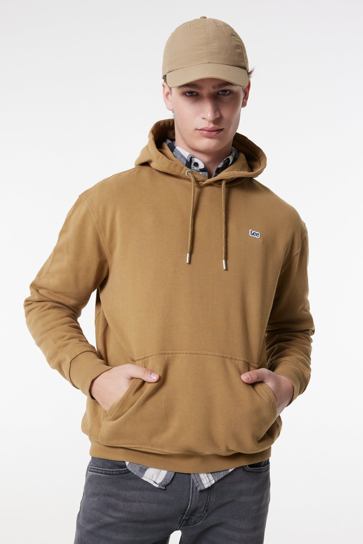 LEE PLAIN HOODIE YRY85