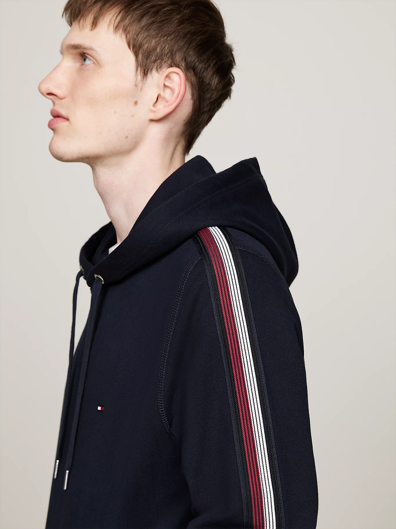 GLOBAL STRIPE TAPE HOODY 235267