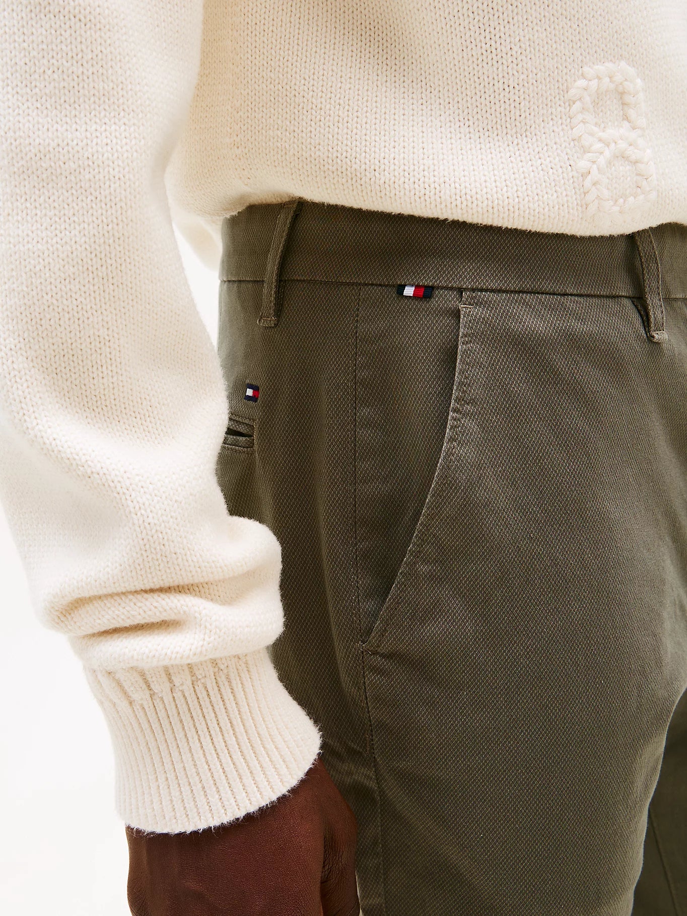 BLEECKER PRINTED STRUCTURE CHINO 237534
