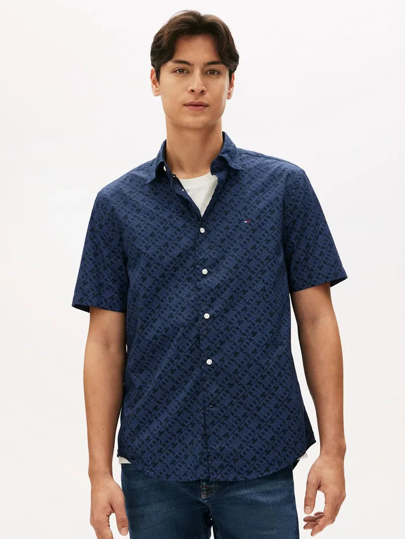 FLEX POPLIN MONOGRAM RF SHIRT 240770