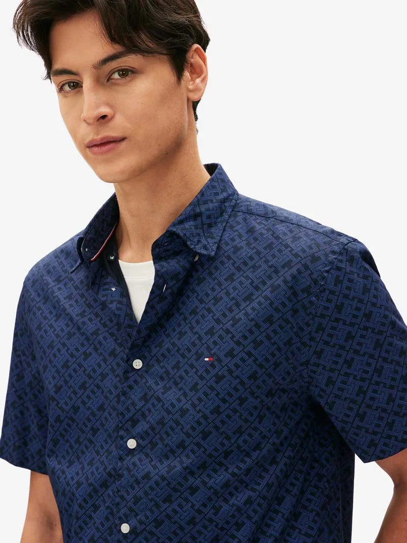 FLEX POPLIN MONOGRAM RF SHIRT 240770