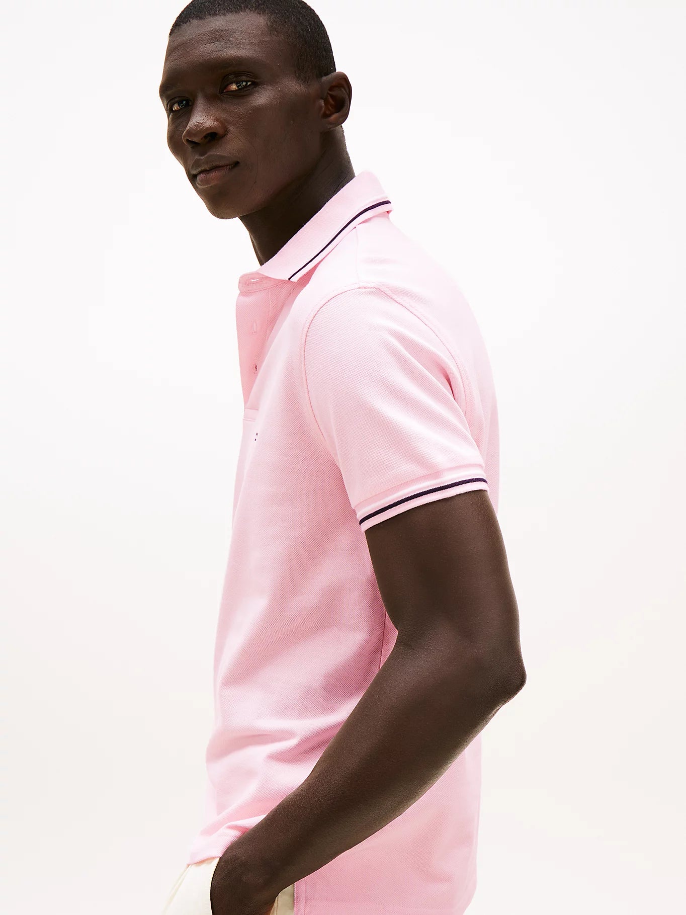 TIPPED SLIM FIT SEASONAL POLO 240833