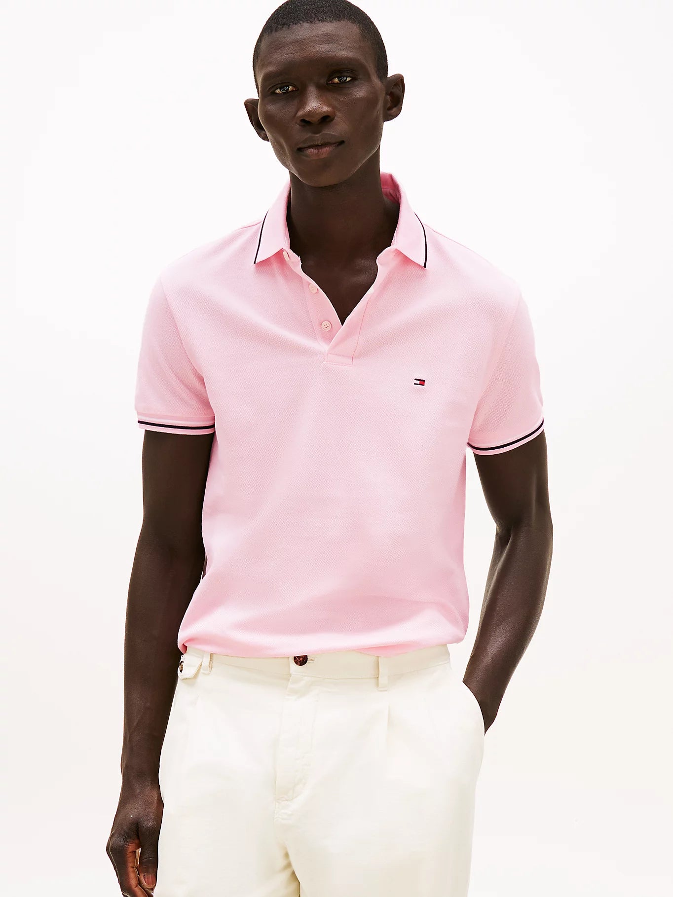 TIPPED SLIM FIT SEASONAL POLO 240833