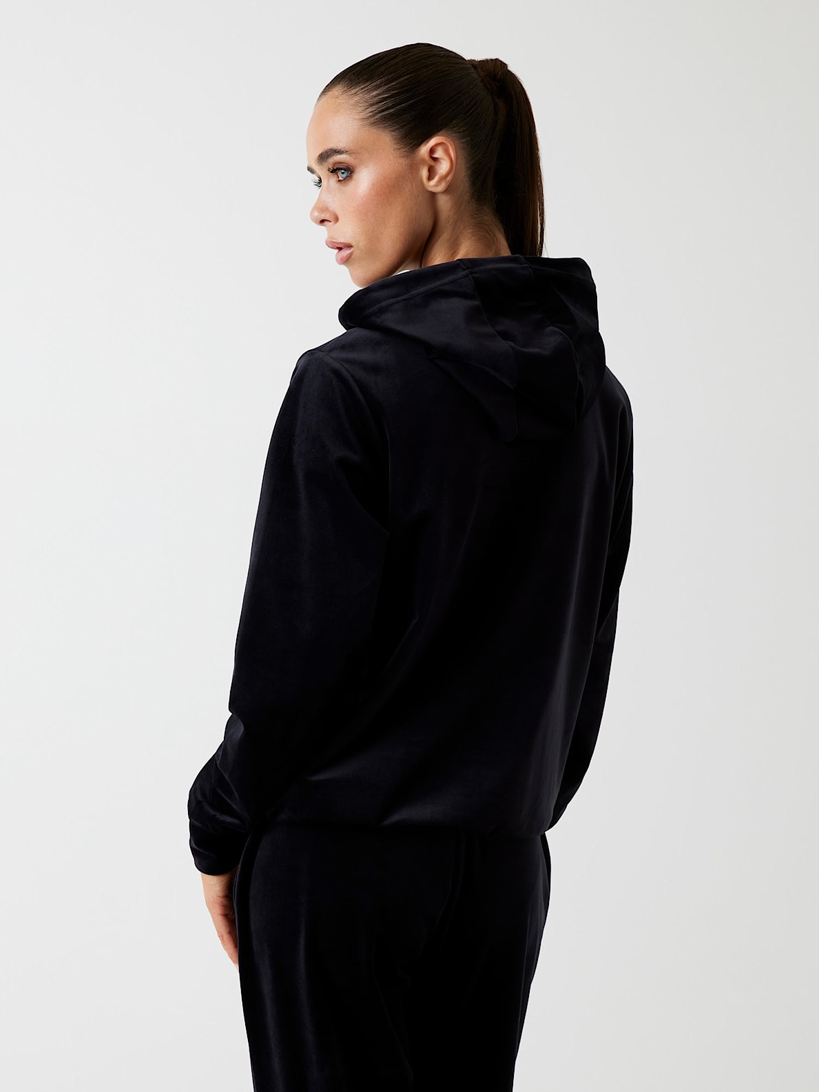 COUTURE HOODIE SWEATSHIRT K0232 JBLK