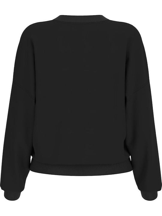 PRIMULA RHINESTONES CN SWEATSH KCRP0 JBLK