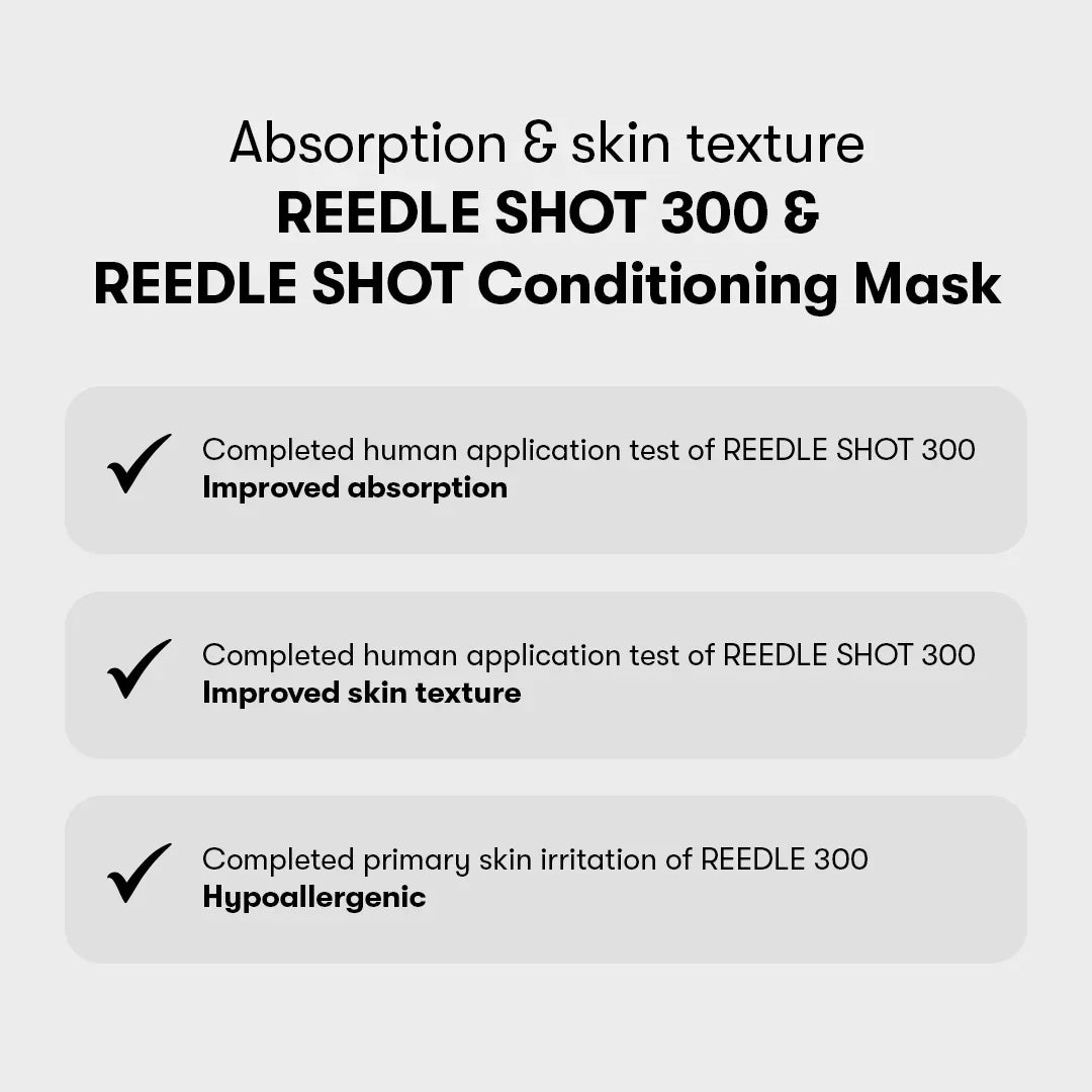 Reedle Shot Microneedle Essence 2-Step Mask