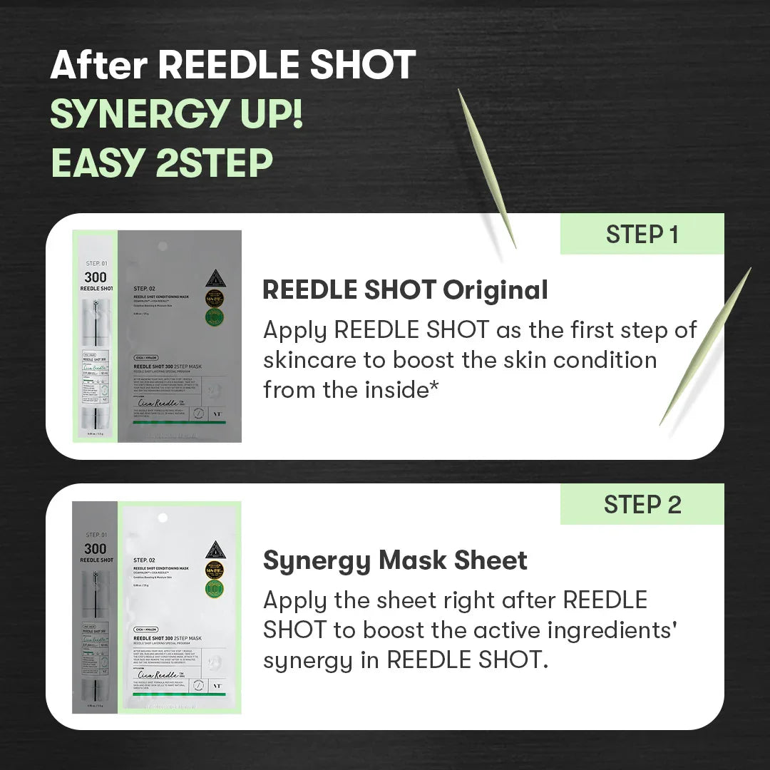 Reedle Shot Microneedle Essence 2-Step Mask