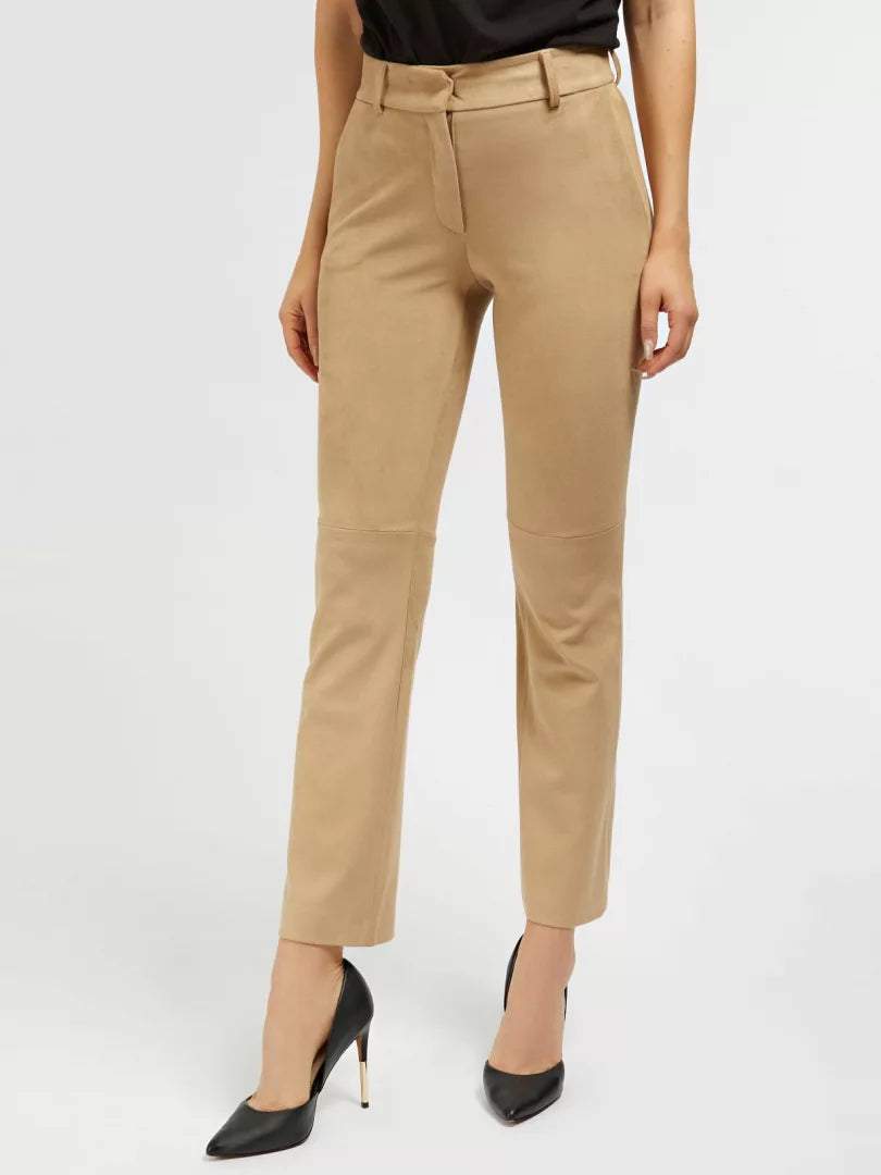 EVELINA PANTS - SOFT TOUCH FAUX SUEDE W1BB09WE0L0 G1V2