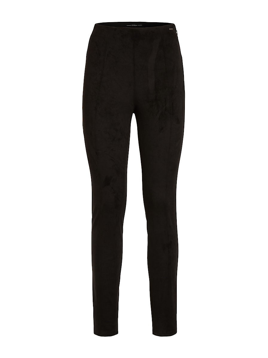 ES MAYA LEGGINGS - SOFT TOUCH FAUX SUEDE W1YB90WE0L0 JBLK
