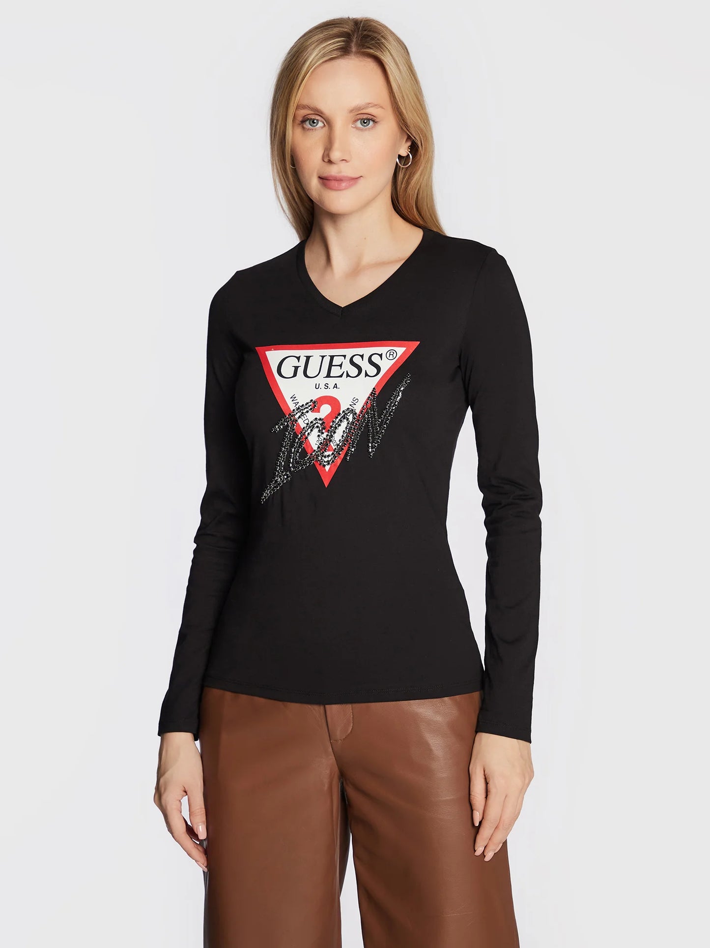 LS VN ICON TEE - IC2 ORGANIC STREAM JERSEY 180 W2BI39I3Z13 JBLK