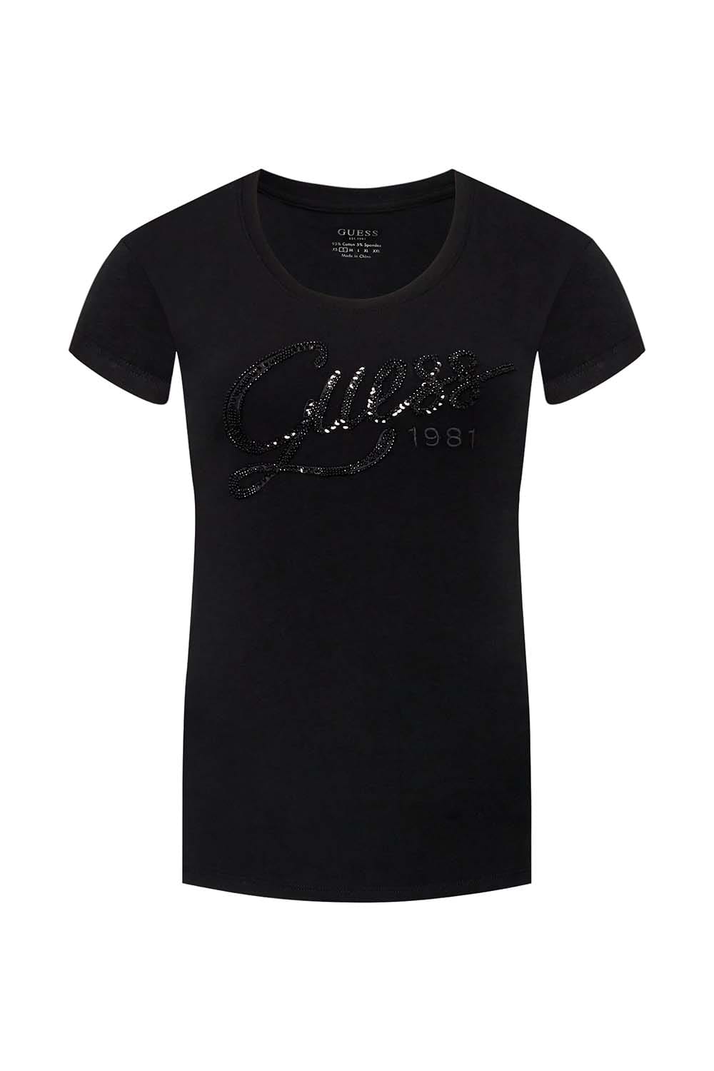 SS CN BRYANNA TEE - STRETCH JERSEY 180 SOLID W2YI28J1300 JBLK