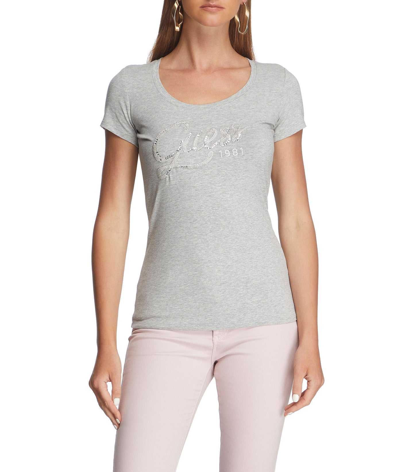 SS CN BRYANNA TEE - STRETCH JERSEY 180 SOLID W2YI28J1300 LMGY