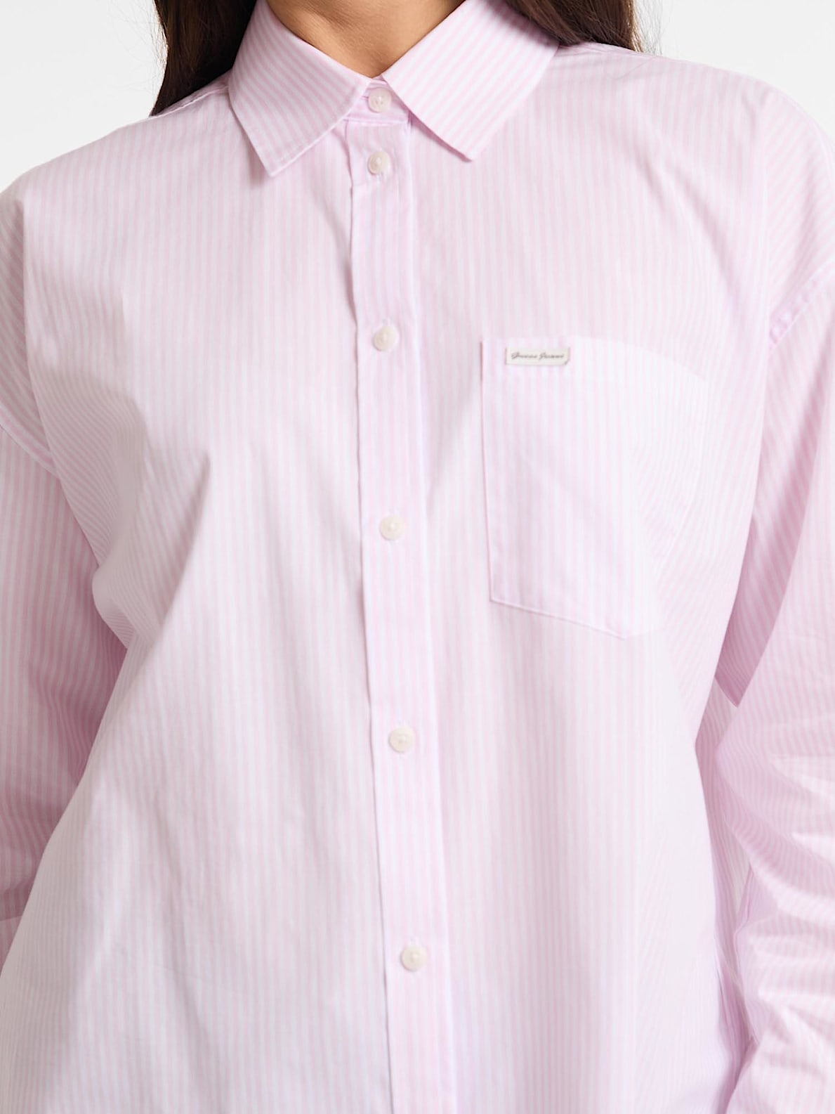 GJ LS OVERSIZE POCKETS SHIRT WGZ11 F6DX