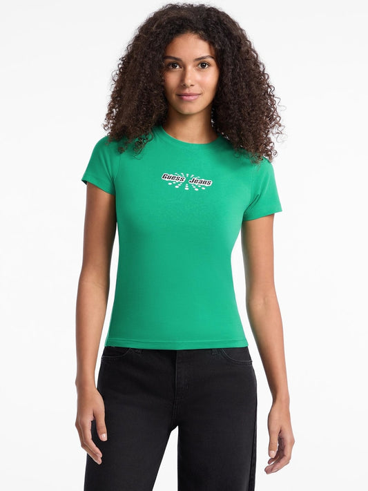 GJ SS CN SLIM ROUNDED LOGO TEE J1314 A899