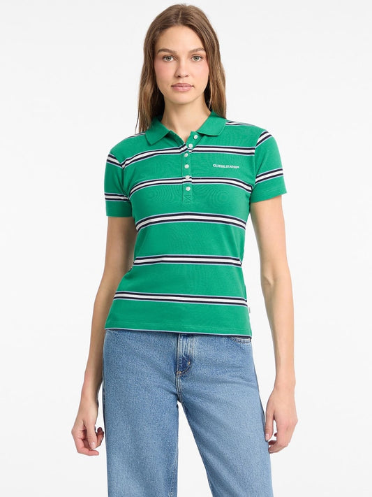 GJ SS SLIM STRIPE POLO KCYR1 S83J
