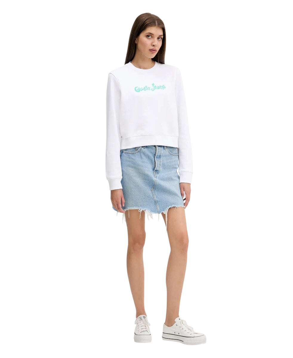 GJ CN CROPPED FLOWER SWEAT K68I4 G011
