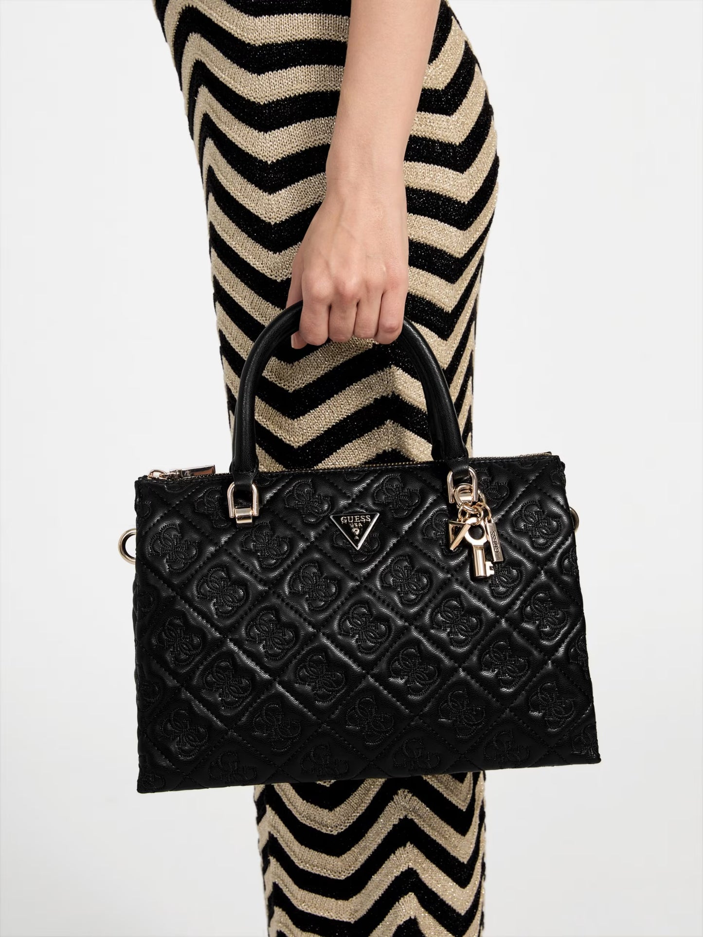 ADELASIA MULTI COMP SATCHEL BLA - LUX54
