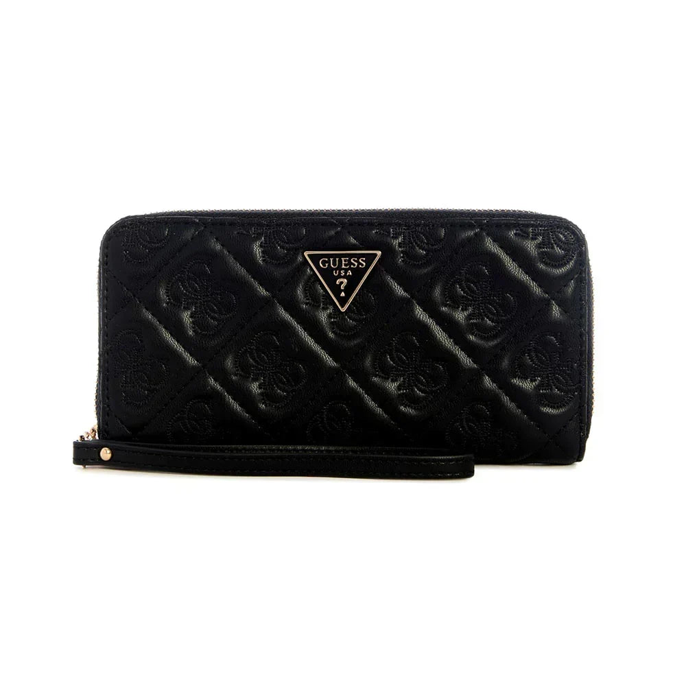 ADELASIA SLG LARGE ZIP AROUND BLA - LUX54