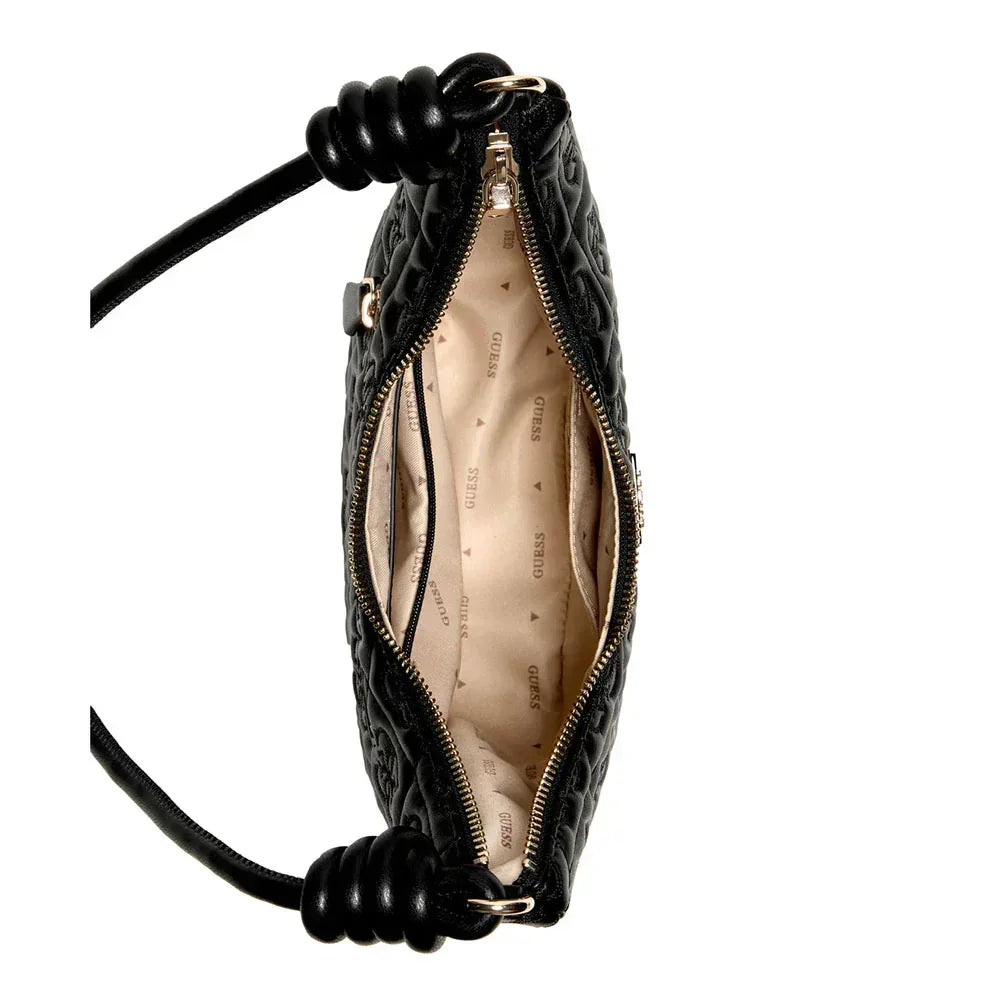 ADELASIA TOP ZIP SHOULDER BAG BLA - LUX54