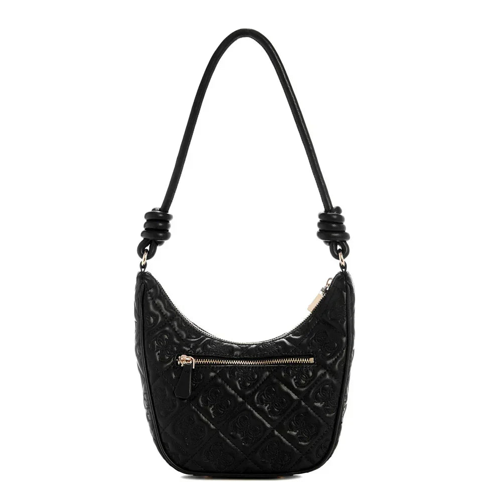 ADELASIA TOP ZIP SHOULDER BAG BLA - LUX54