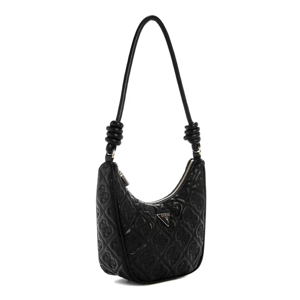 ADELASIA TOP ZIP SHOULDER BAG BLA - LUX54