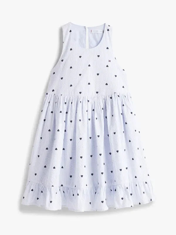 B AOP SEERSUCKER DRESS SLVLS 39258 - LUX54