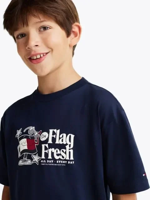 B FLAG FUN TEE SS 35977 - LUX54
