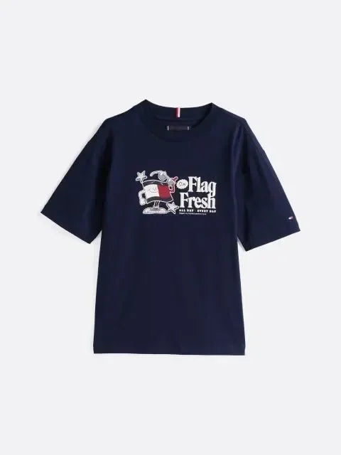 B FLAG FUN TEE SS 35977 - LUX54