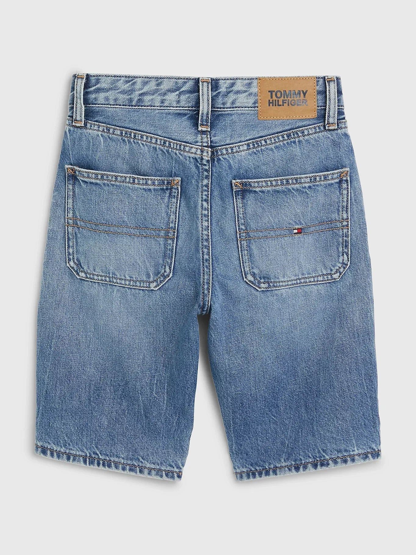 B SKATER SHORT DENIM BLEACH 213162 - LUX54