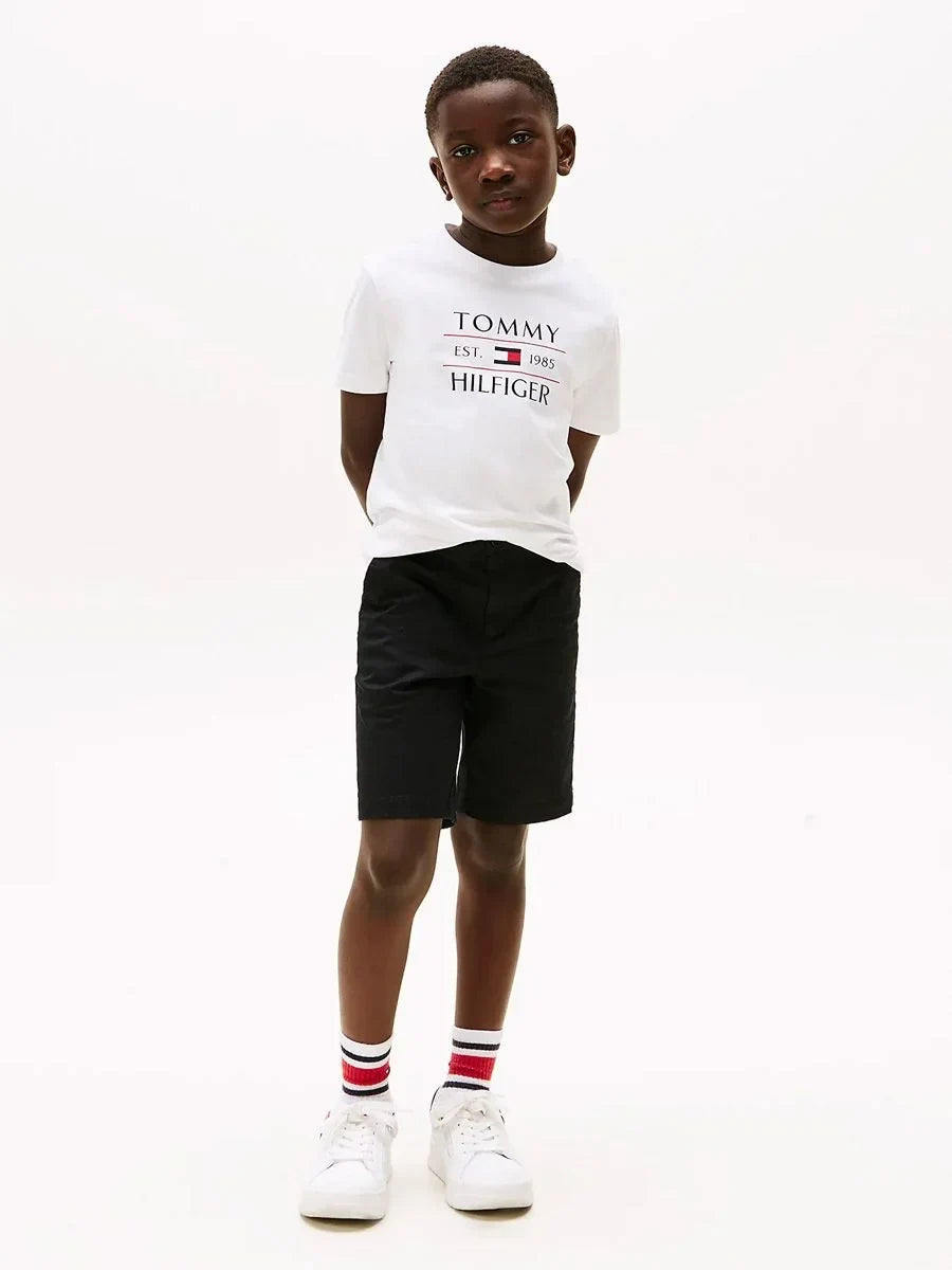 B TOMMY FLAG HILFIGER REG TEE SS 38403 - LUX54