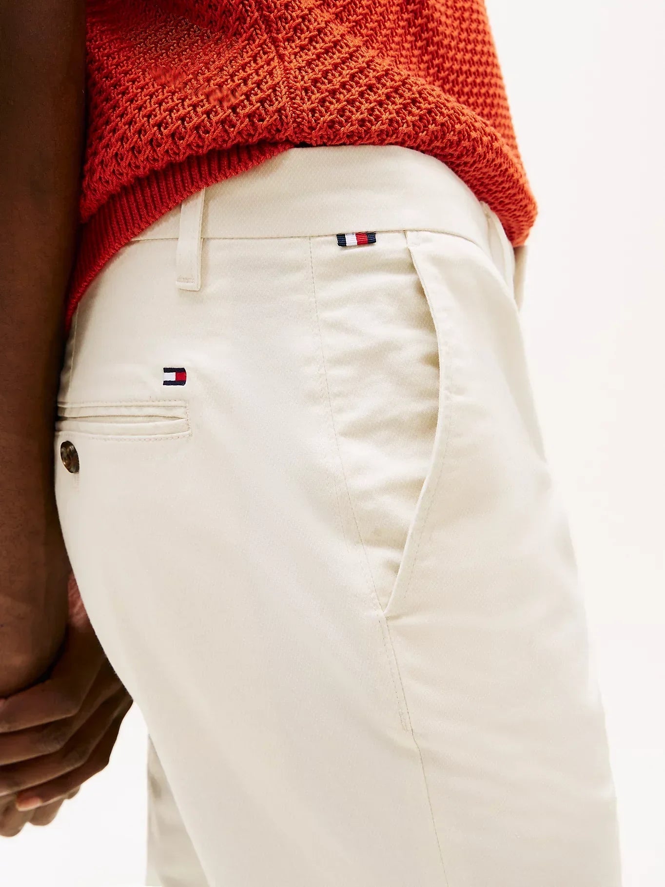 BLEECKER PRINTED STRUCTURE CHINO 240606 - LUX54
