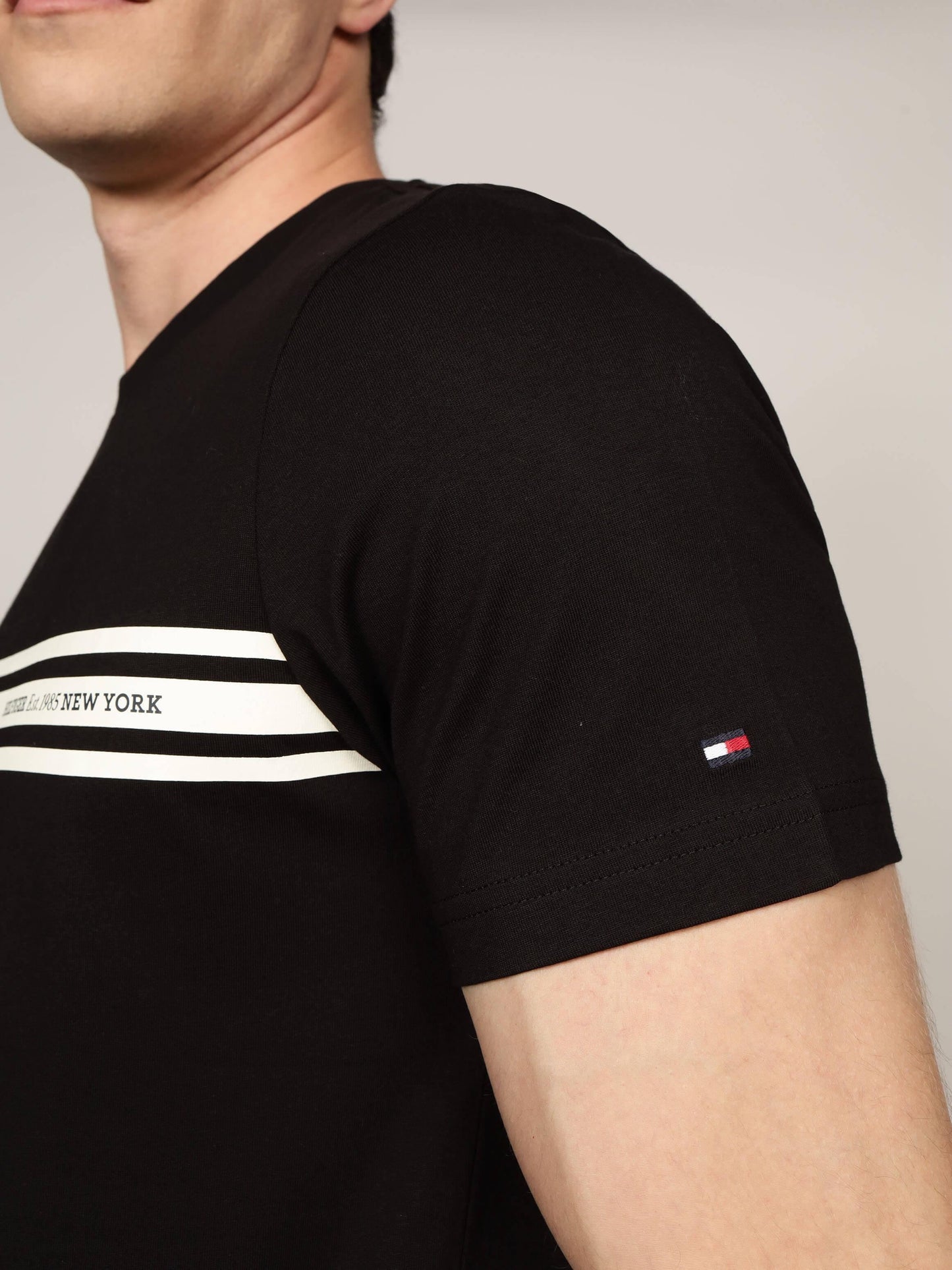 CENTRAL CHEST STRIPE TEE 236762 - LUX54