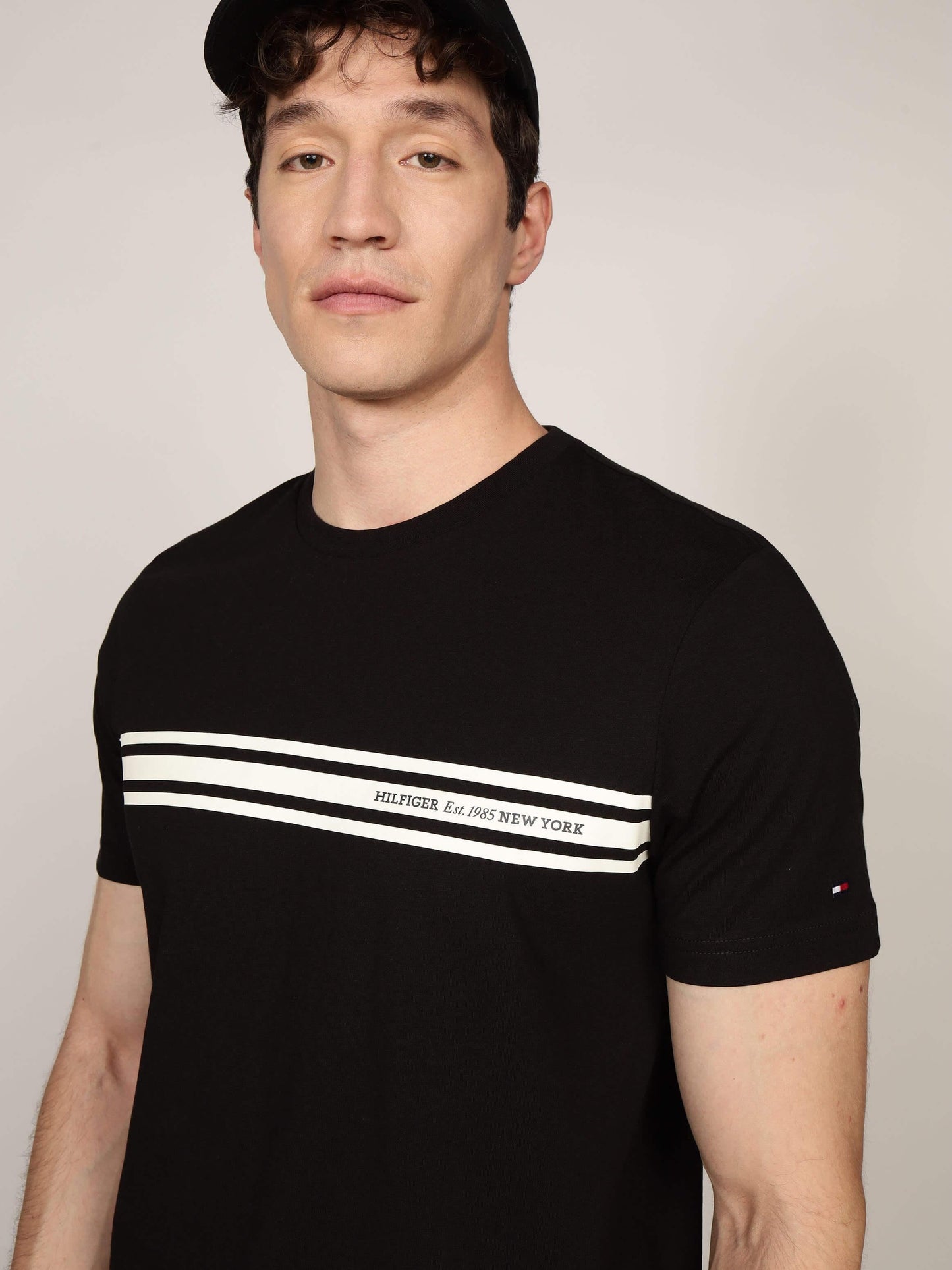 CENTRAL CHEST STRIPE TEE 236762 - LUX54