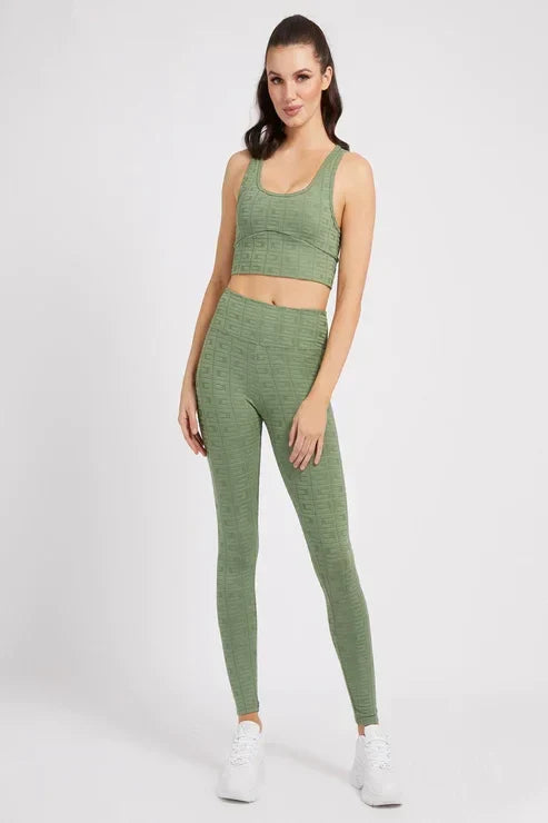 DANA ACTIVE TOP - LOGO JCQ KNIT 300 V2GP05MC04Y G8E3 - LUX54