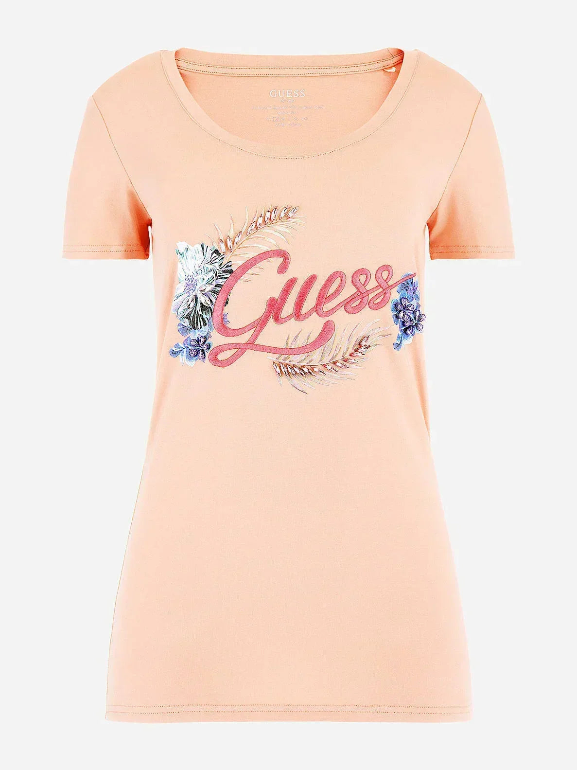 EMBELLISH LOGO - MID ORGANIC STRETCH JERSEY 180 W3GI40J1314 G6J5 - LUX54