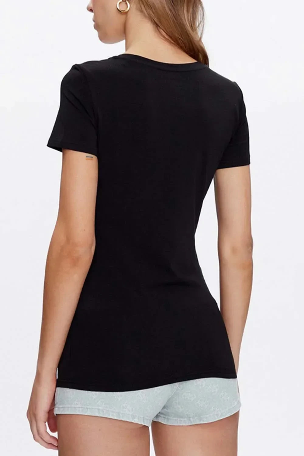 EMBELLISH LOGO - MID ORGANIC STRETCH JERSEY 180 W3GI40J1314 JBLK - LUX54