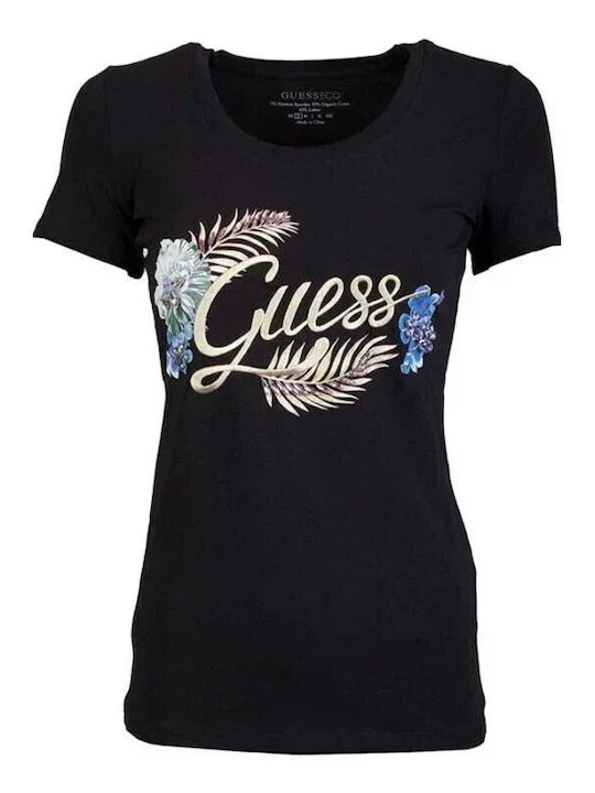 EMBELLISH LOGO - MID ORGANIC STRETCH JERSEY 180 W3GI40J1314 JBLK - LUX54