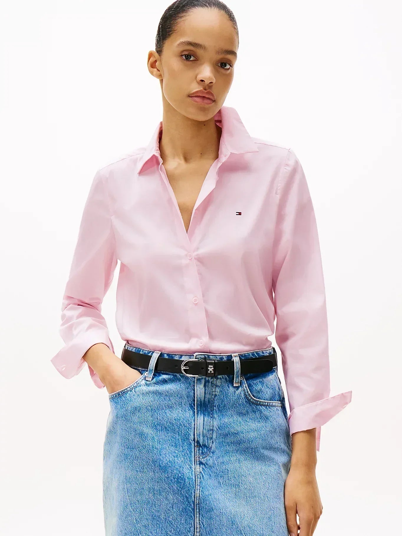 ESS POPLIN REGULAR SHIRT 237636 - LUX54