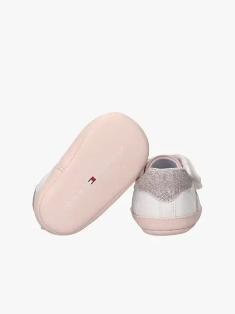 FLAG LOW CUT VELCRO SNEAKER WHI 37696 - LUX54