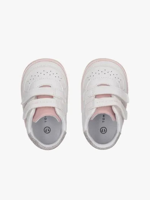 FLAG LOW CUT VELCRO SNEAKER WHI 37696 - LUX54