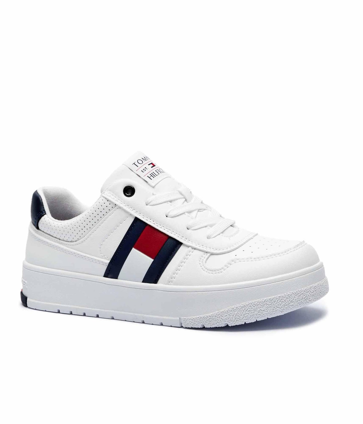 FLAG LOW CUT VELCRO SNEAKER WHI 37947 - LUX54