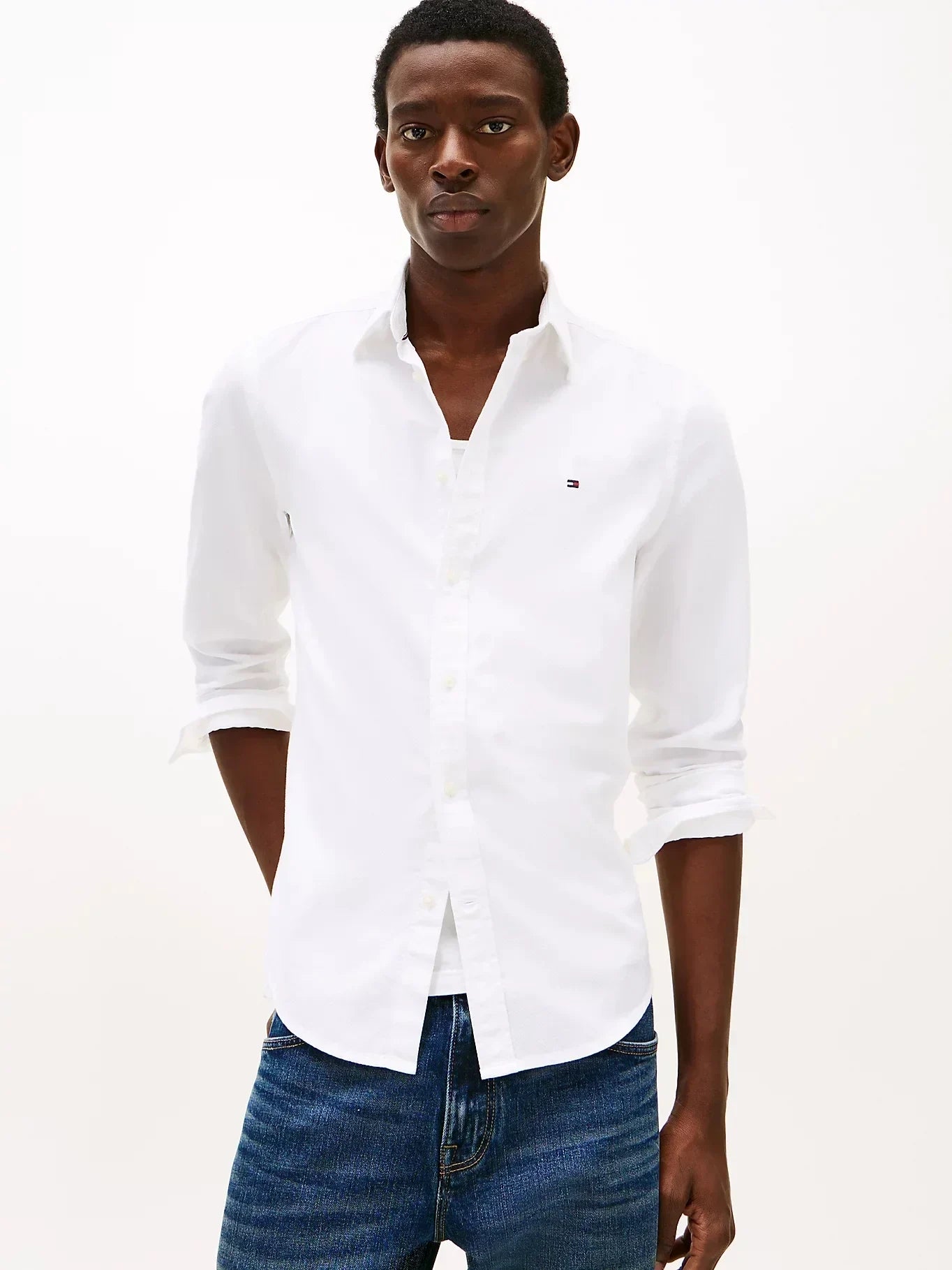 FLEX DOBBY SF SHIRT 240679 - LUX54