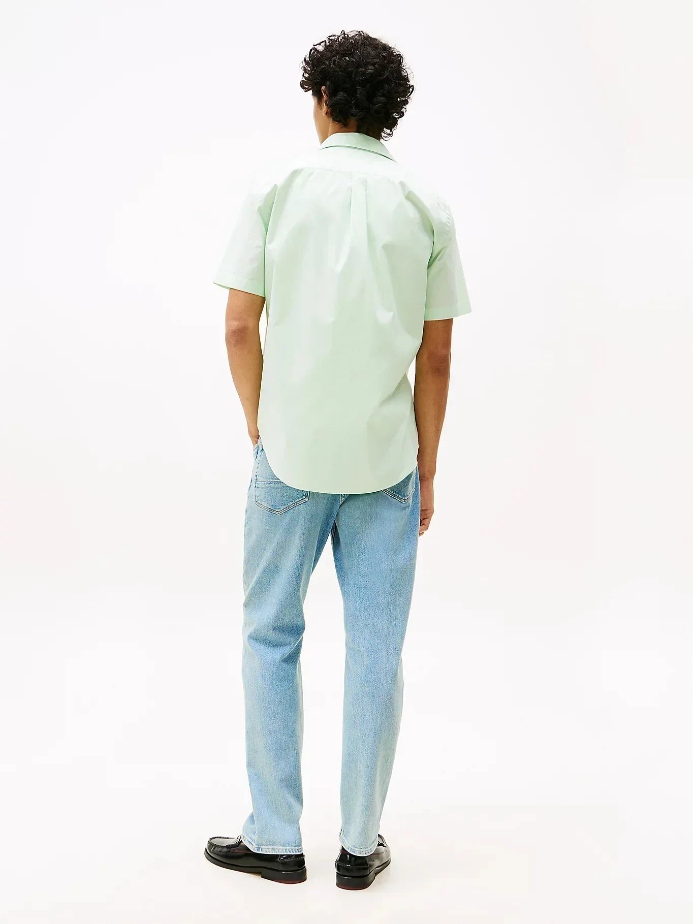 FLEX POPLIN SOLID S/S SHIRT 240604 - LUX54